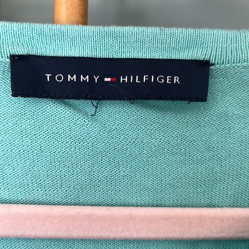 Tommy Hilfiger Color Block Sweater Size Large - image 2